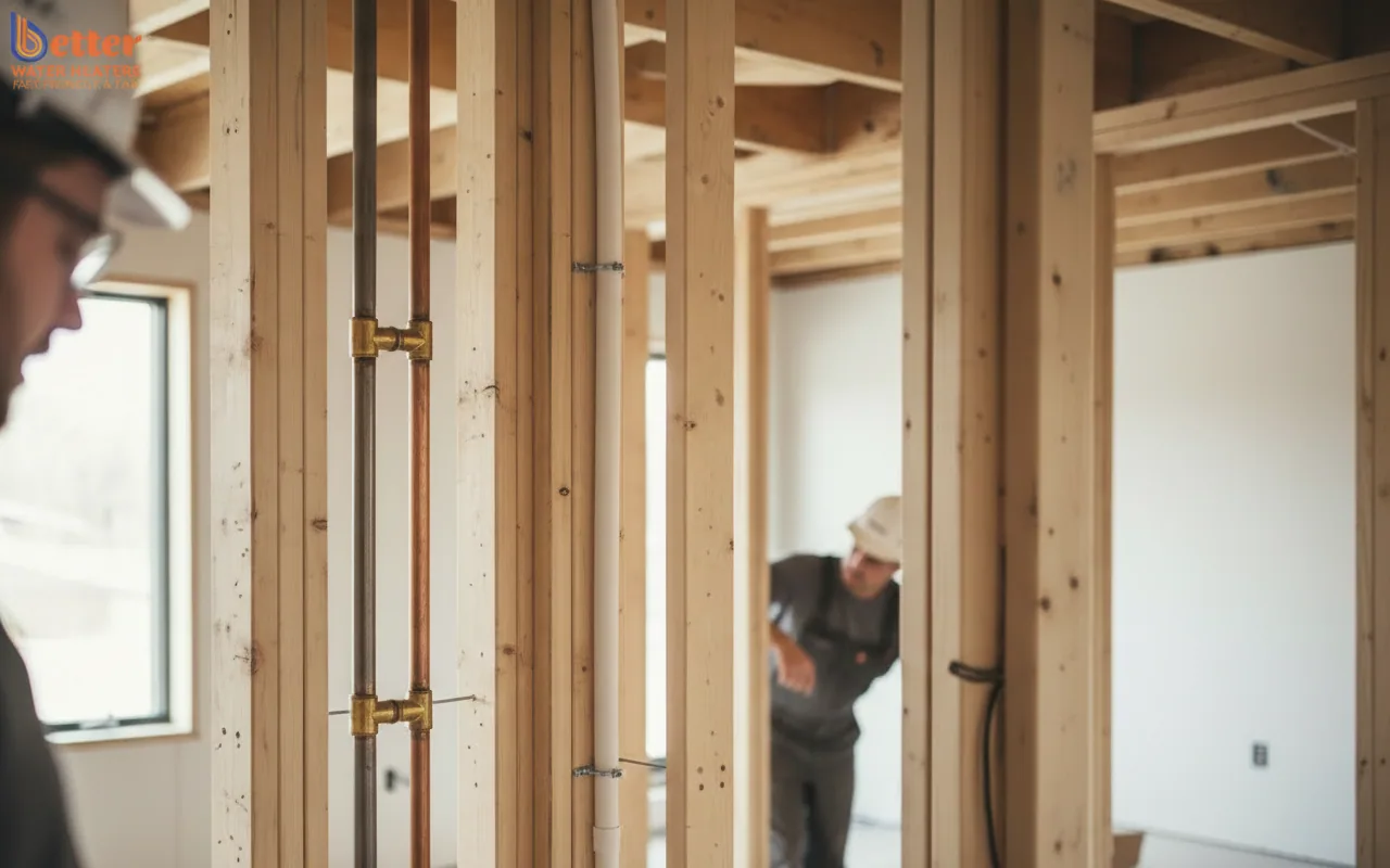 Comparison of PEX vs Copper piping installation in a Bay Area home