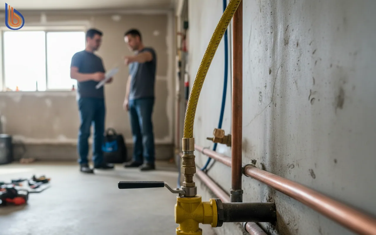 Decommissioned gas line with cap to avoid Berkeley heat pump rebate rejection