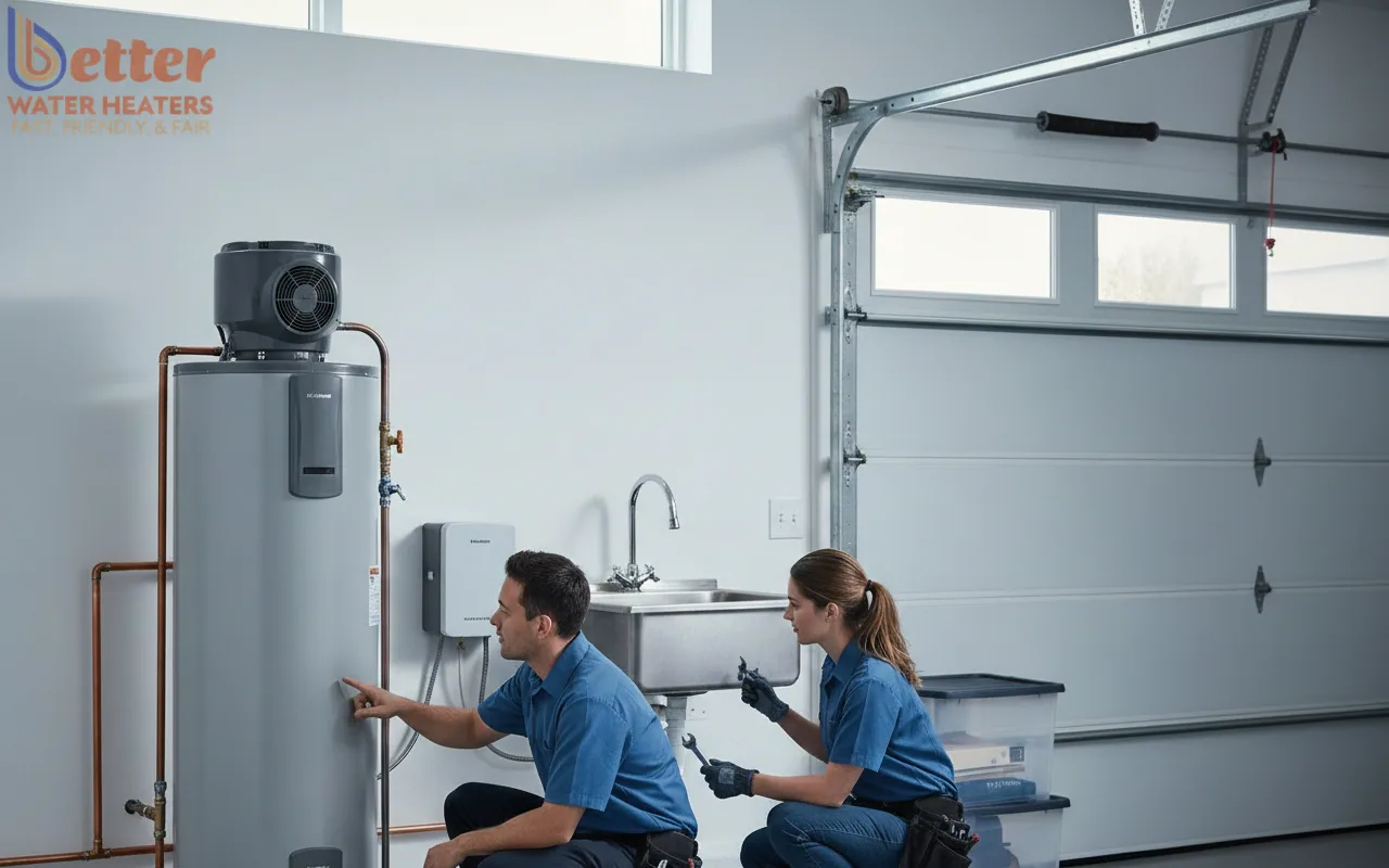 Comparison of centralized heat pump and point-of-use ADU water heating systems