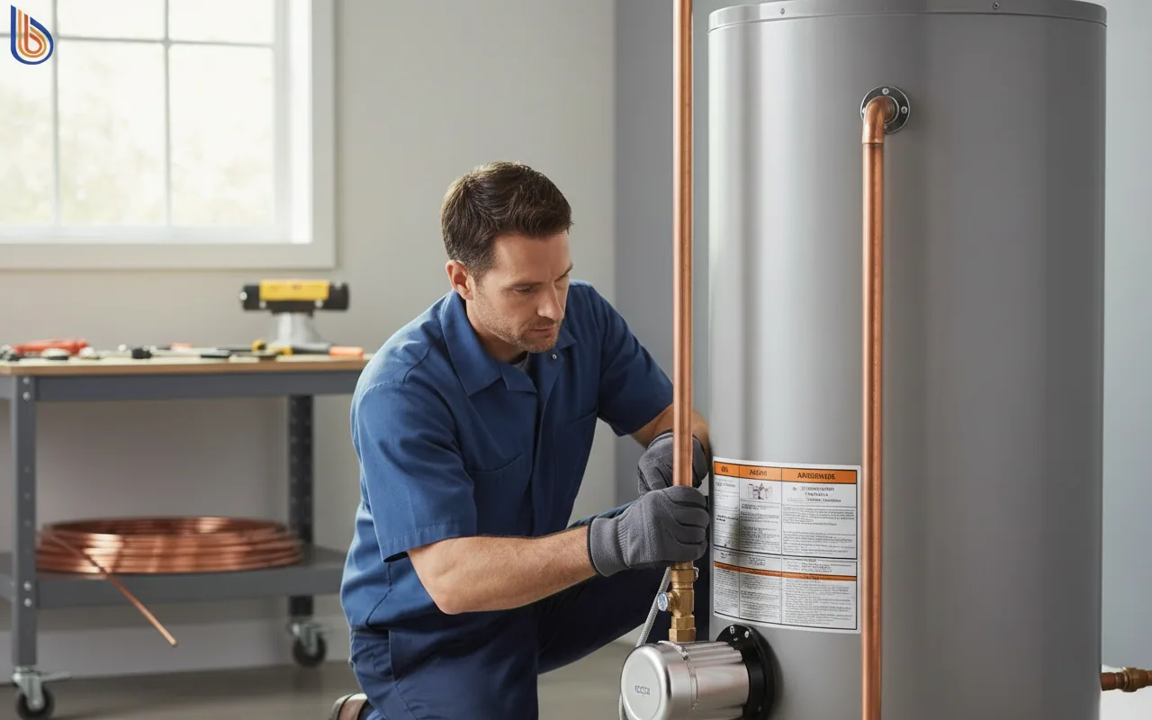 Professional installation of hot water recirculation systems in a Bay Area home