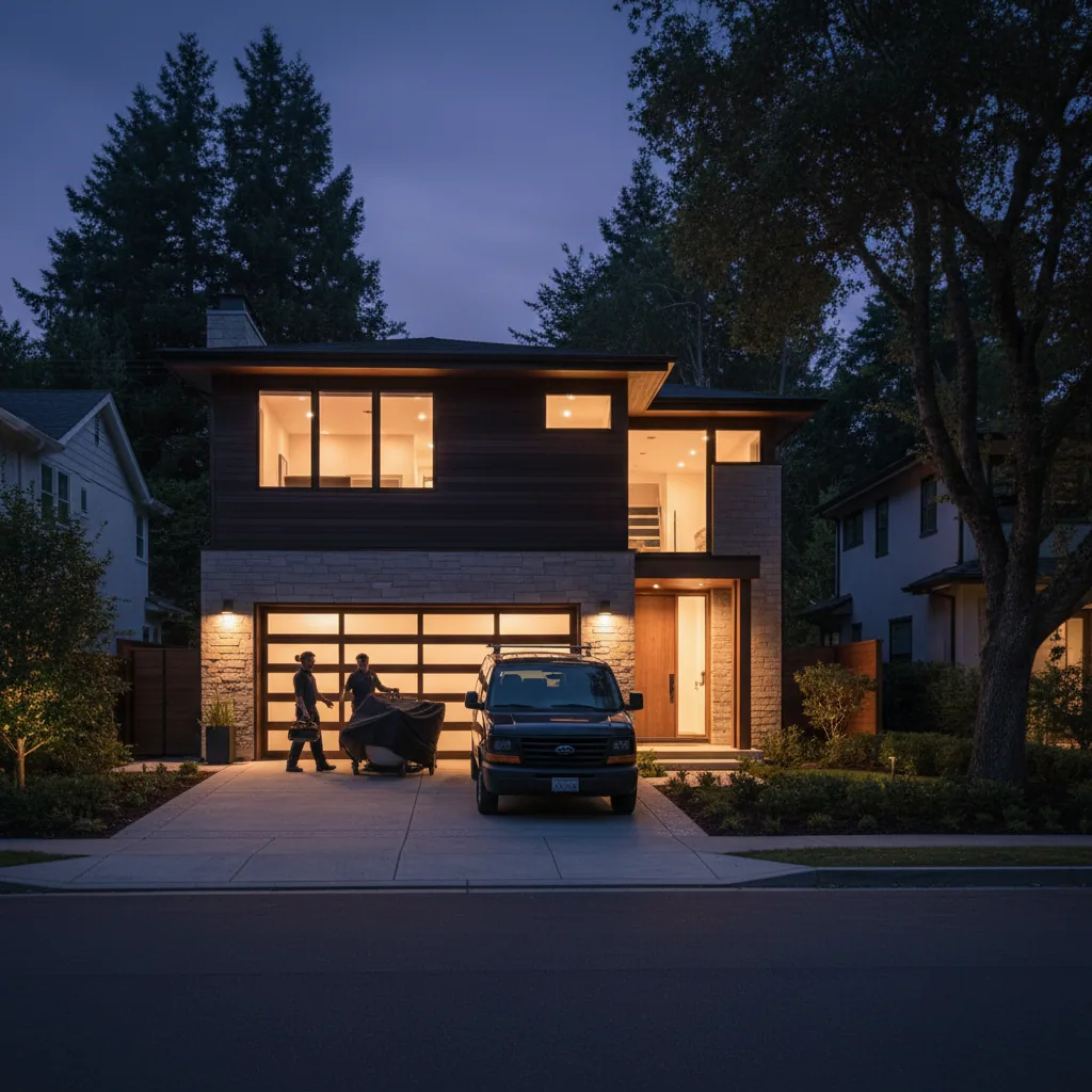 Quiet neighborhood in the Bay Area illustrating noise ordinance concerns