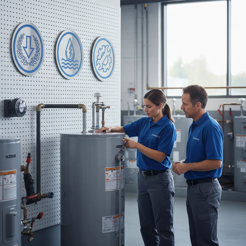 Cost comparison chart showing the ROI of proactive water heater replacement