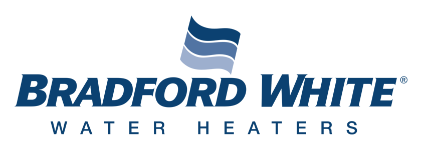 Bradford White logo representing premium water heaters installed by Better Water Heaters
