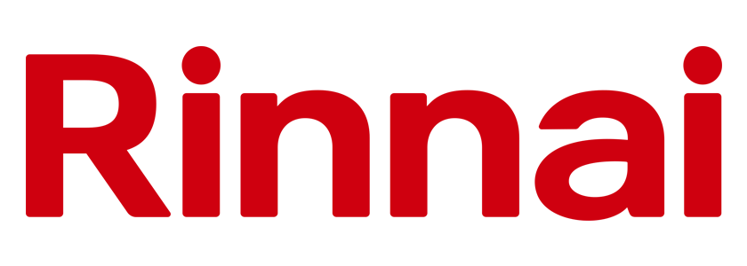 Rinnai logo representing high-efficiency tankless water heaters offered by Better Water Heaters