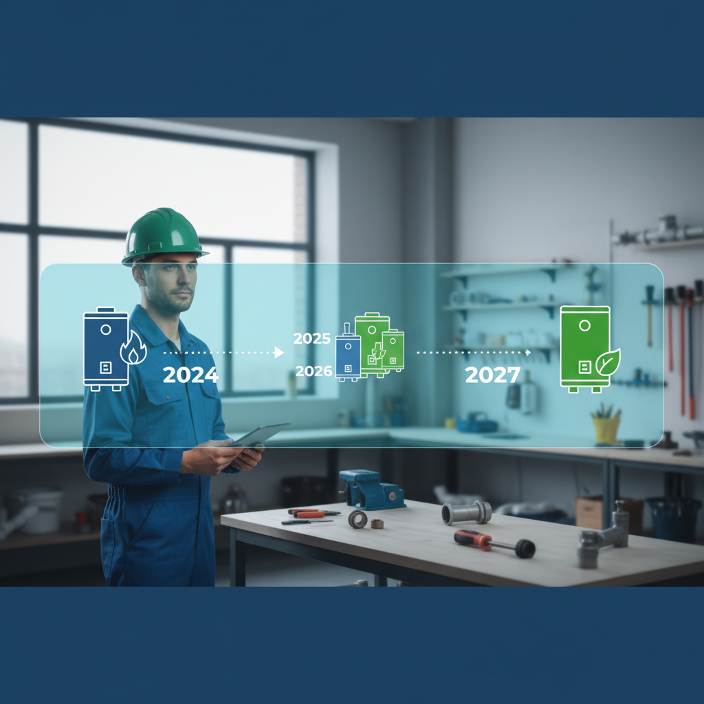 Timeline of Bay Area water heater regulations leading to the 2027 gas ban