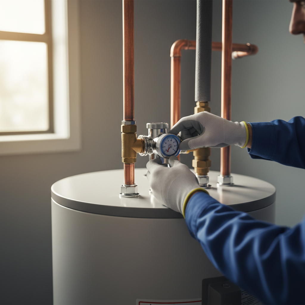 Thermostatic mixing valve for tenant hot water safety standards compliance