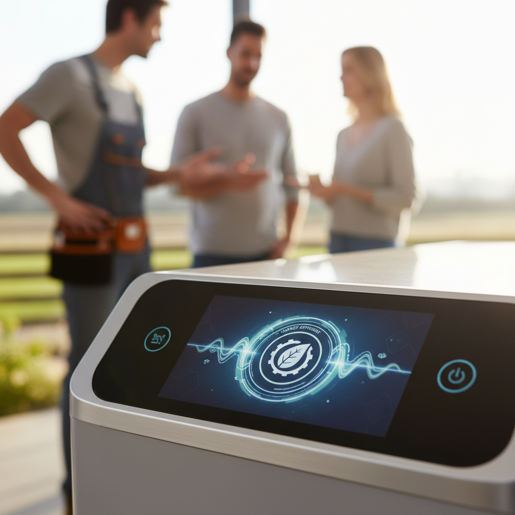 Modern heat pump water heater display showing efficiency gains to avoid 2027 gas water heater ban costs