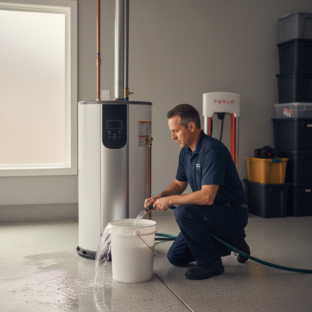 Professional water heater maintenance Bay Area service call