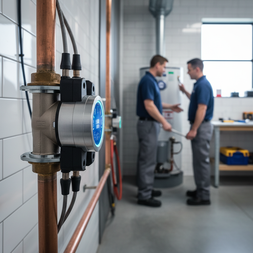 Smart leak detection systems valve installed on a home water main