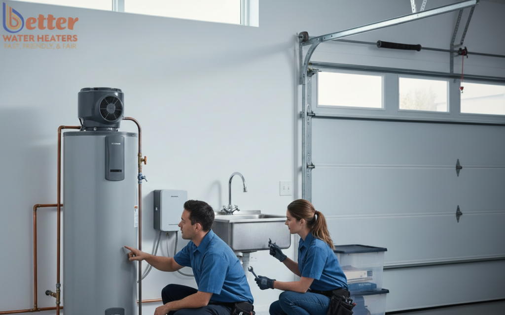Comparison of centralized heat pump and point-of-use ADU water heating systems