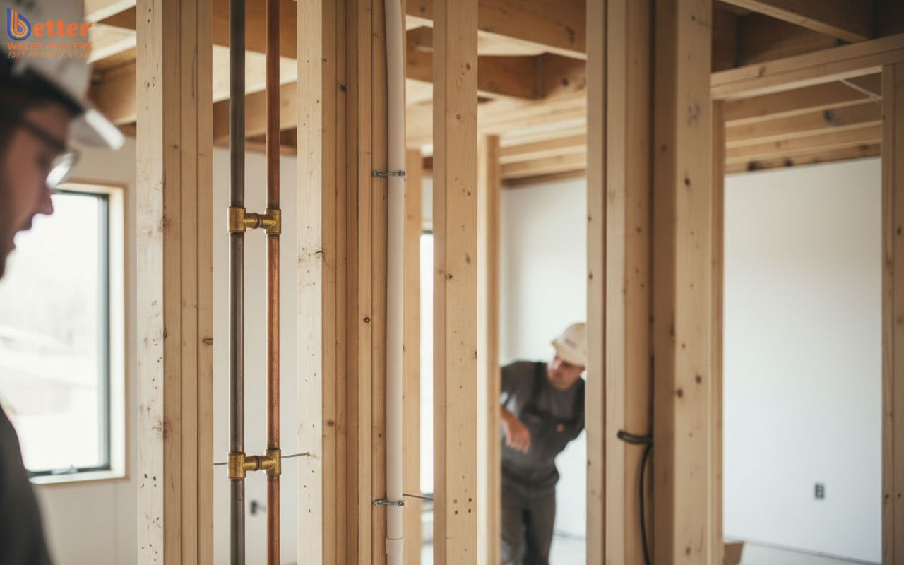Comparison of PEX vs Copper piping installation in a Bay Area home