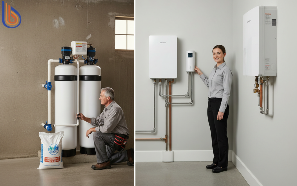Comparison of whole-home softener vs scale inhibitor for hard water mitigation